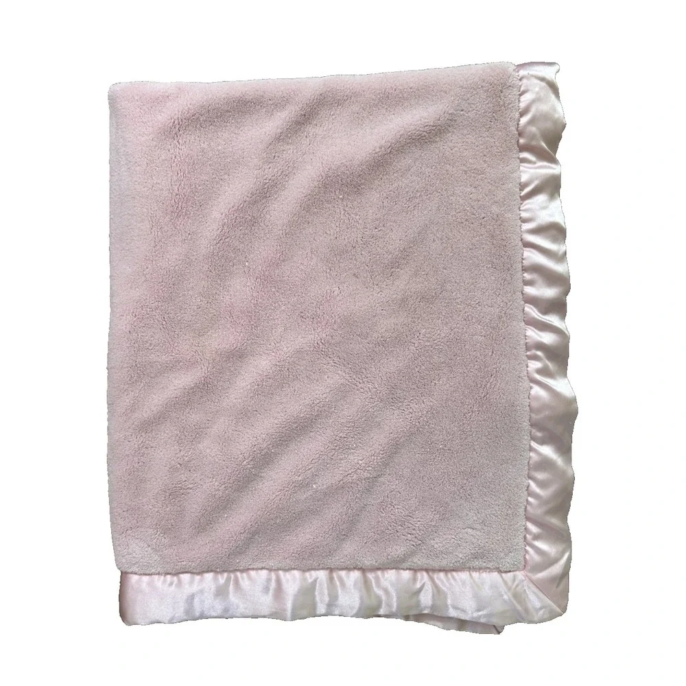 Koala Baby Blanket Pink LUXE Satin Edge thick Super Soft 30x36 READ